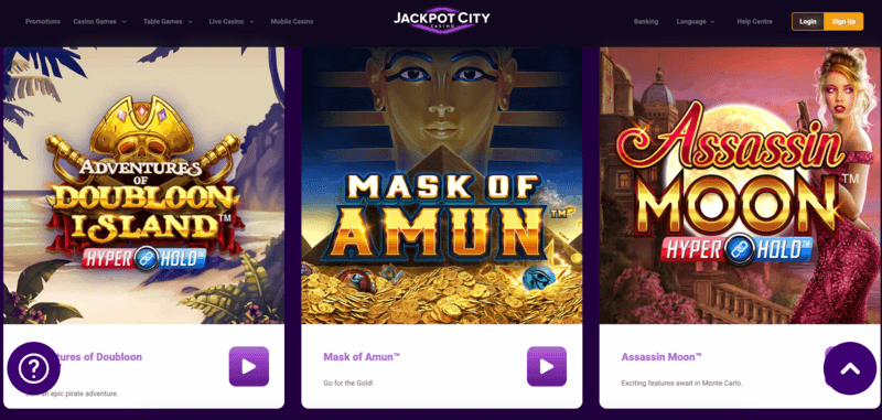 Our favorite Jackpot City Slot Games.
